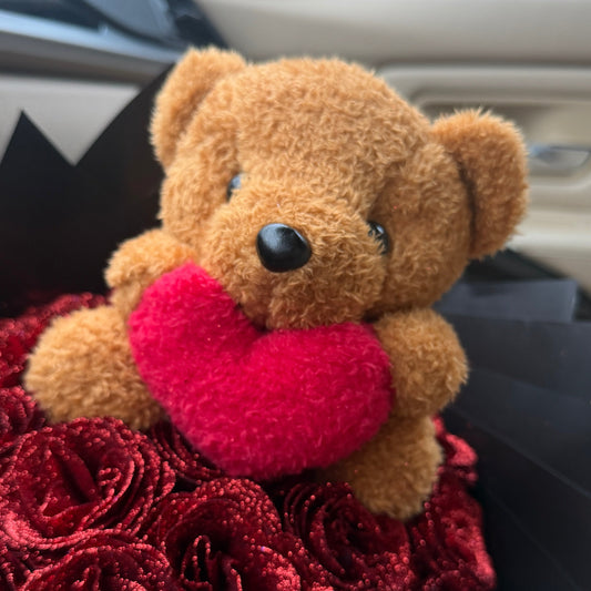 Buchet Teddy Bear - Royale Red