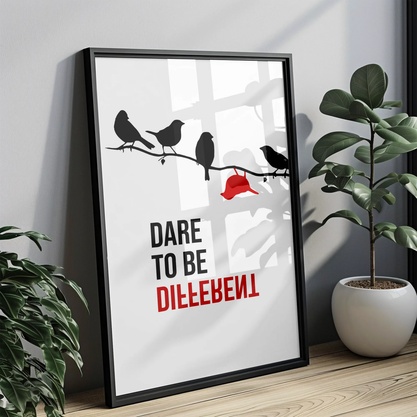Dare to be different - Tablou Motivational în Ramă