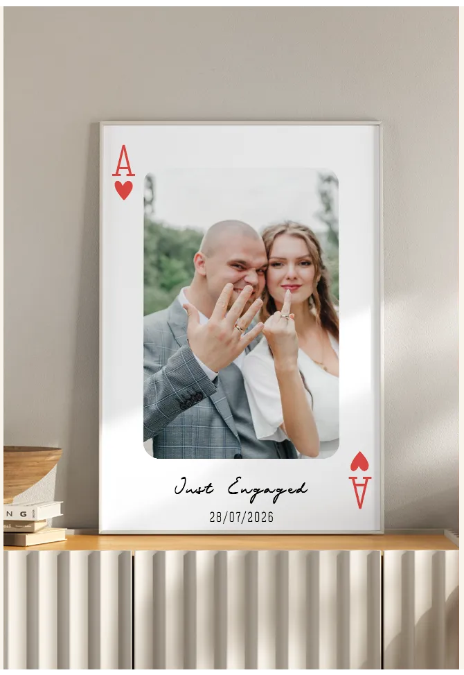 Tablou Personalizat - Just Engaged