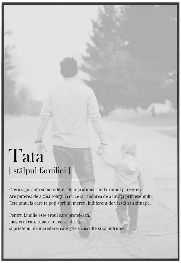 Tablou Personalizat - Tata