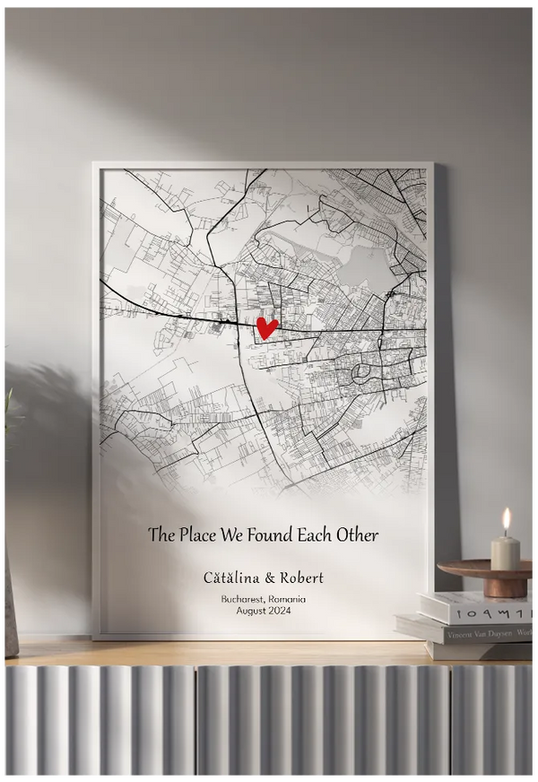 Tablou Personalizat - Love Map