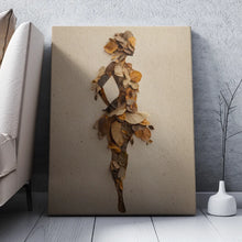 Tablou Canvas - Femeia din Frunze