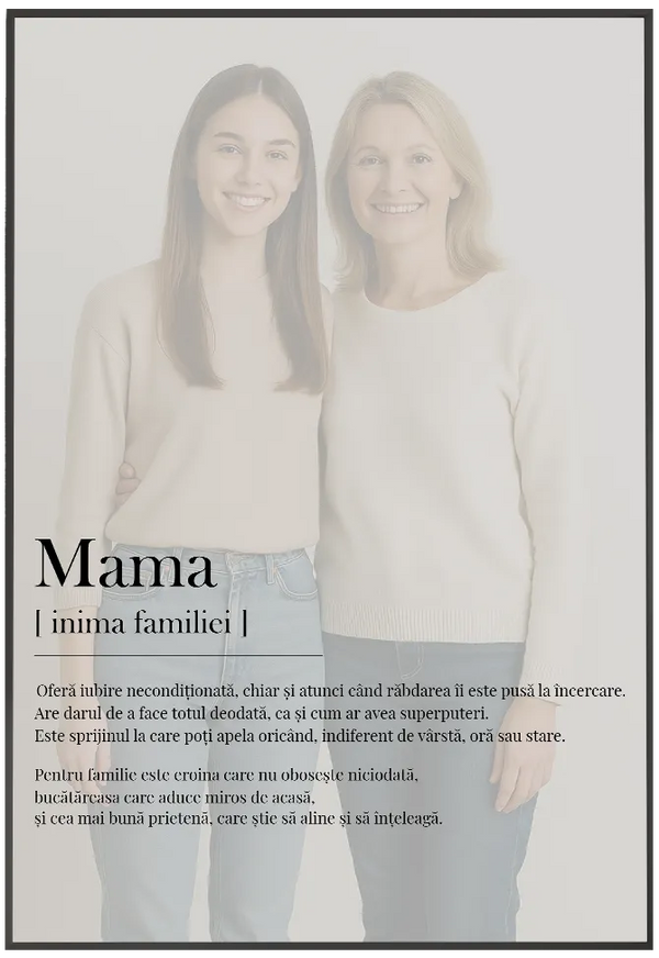 Tablou Personalizat - Mama