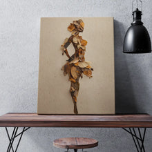 Tablou Canvas - Femeia din Frunze