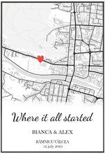 Tablou Personalizat - Love Map