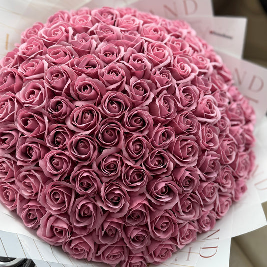 Buchet 101 Trandafiri - Dusty Rose