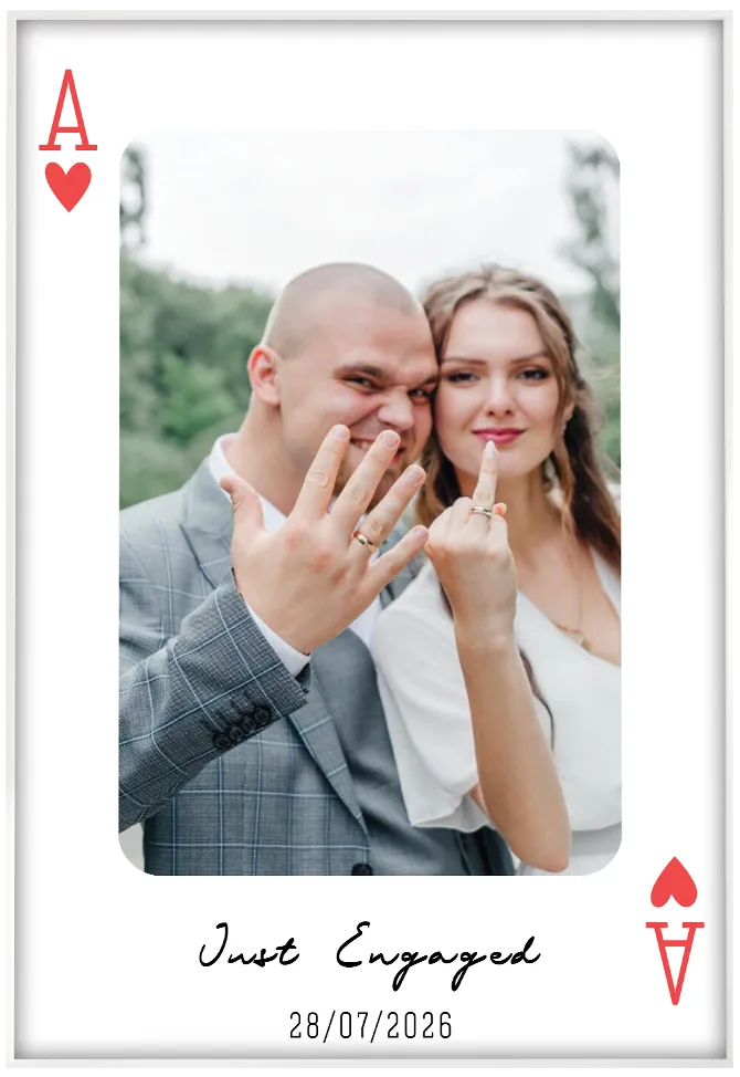 Tablou Personalizat - Just Engaged