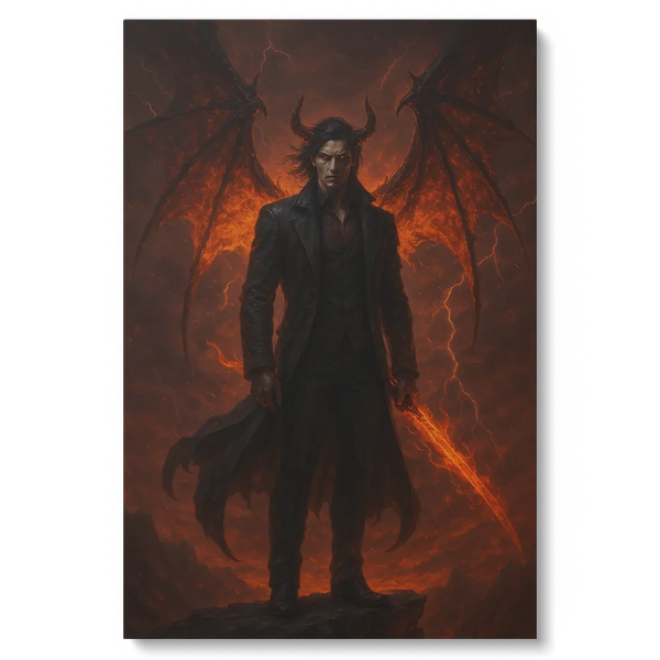 Tablou Canvas - Red Demon