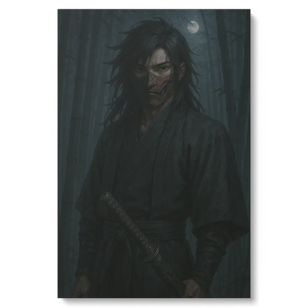 Tablou Canvas - Shadow Samurai