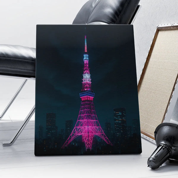 Tablou Canvas - Neon Paris