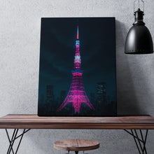 Tablou Canvas - Neon Paris