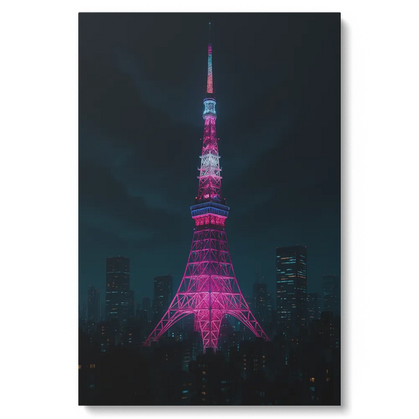 Tablou Canvas - Neon Paris