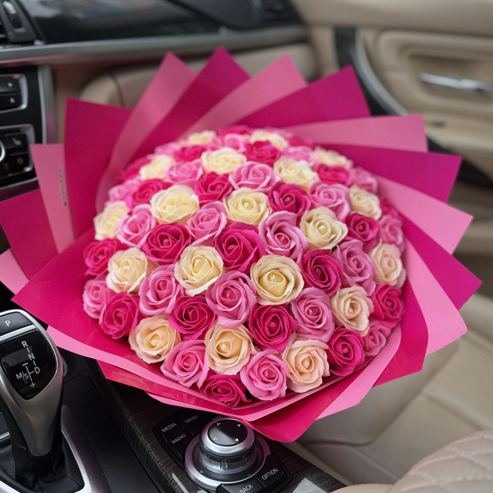 Buchet 61 Trandafiri - Amour
