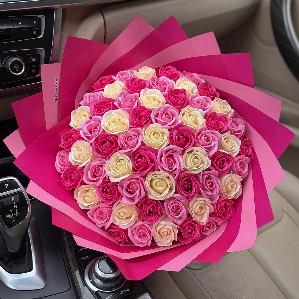Buchet 61 Trandafiri - Amour
