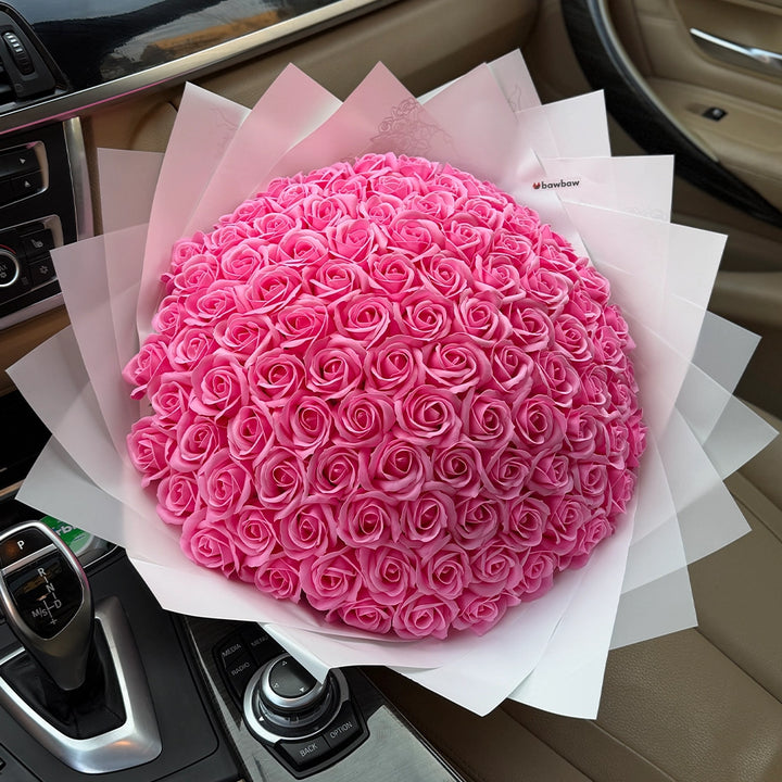 Buchet 101 Trandafiri - Blush Bloom