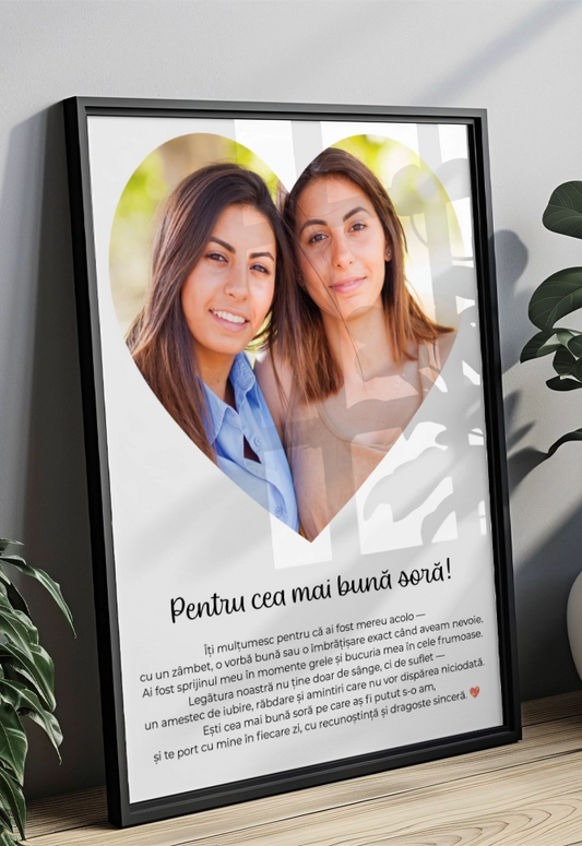 Tablou Personalizat - Best Sister