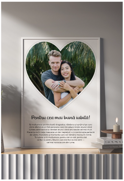 Tablou Personalizat - Best Girlfriend