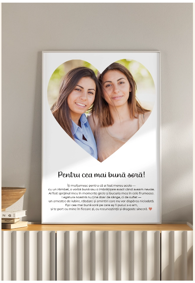 Tablou Personalizat - Best Sister