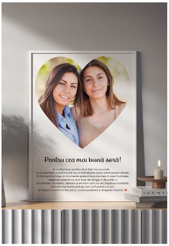 Tablou Personalizat - Best Sister