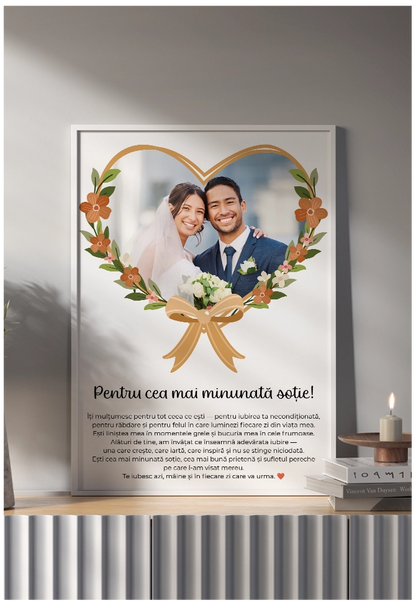 Tablou Personalizat - Best Wife