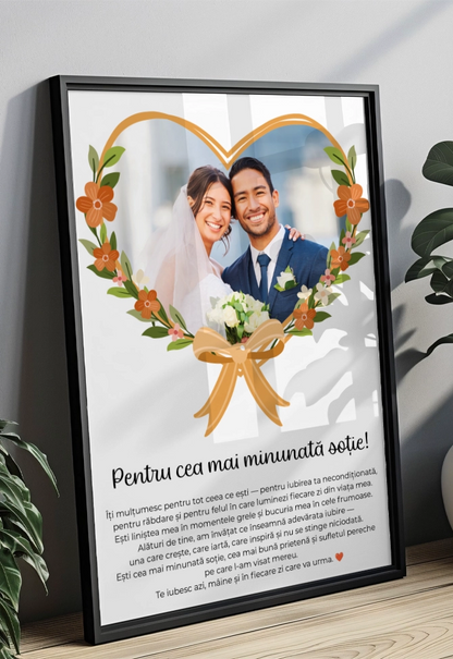 Tablou Personalizat - Best Wife