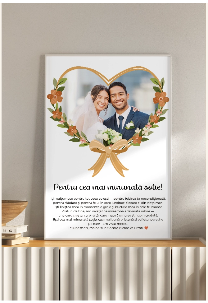 Tablou Personalizat - Best Wife