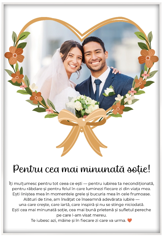 Tablou Personalizat - Best Wife