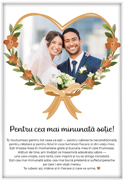 Tablou Personalizat - Best Wife