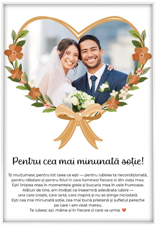 Tablou Personalizat - Best Wife