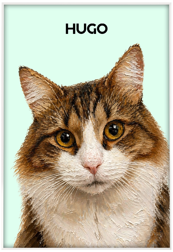 Portret cu Animalul de Companie – Digital sau Ramă Foto