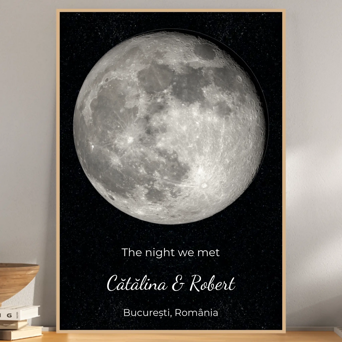 Moon Phase – Tablou Personalizat cu Faza Lunii