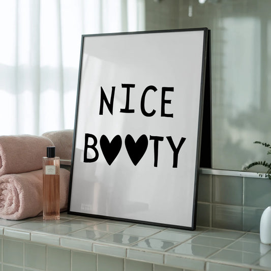 Nice Booty - Tablou pentru Baie în Ramă