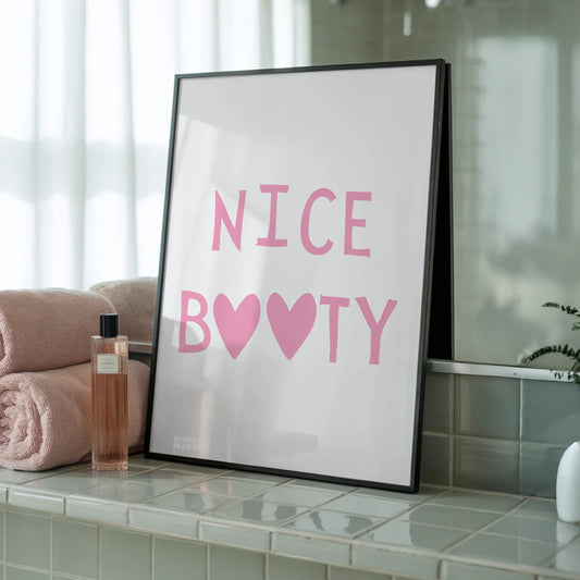 Nice Booty - Tablou pentru Baie în Ramă