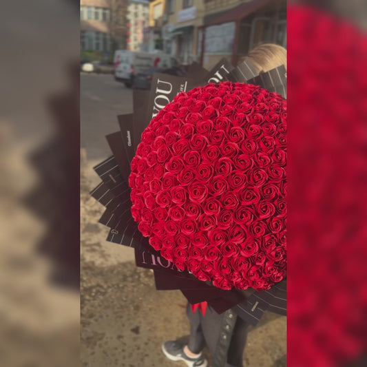 Buchet 201 Trandafiri - Queen of Roses