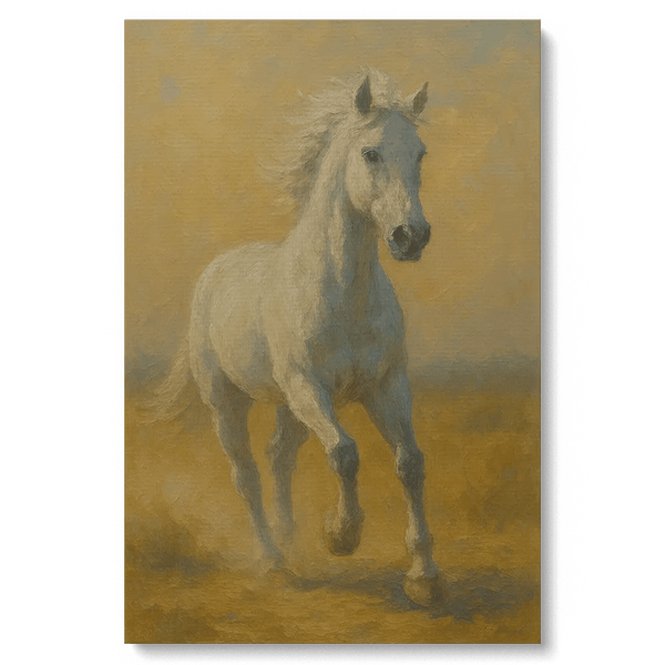 Tablou Canvas - Calul Alb - BawBaw - Cadouri WOW