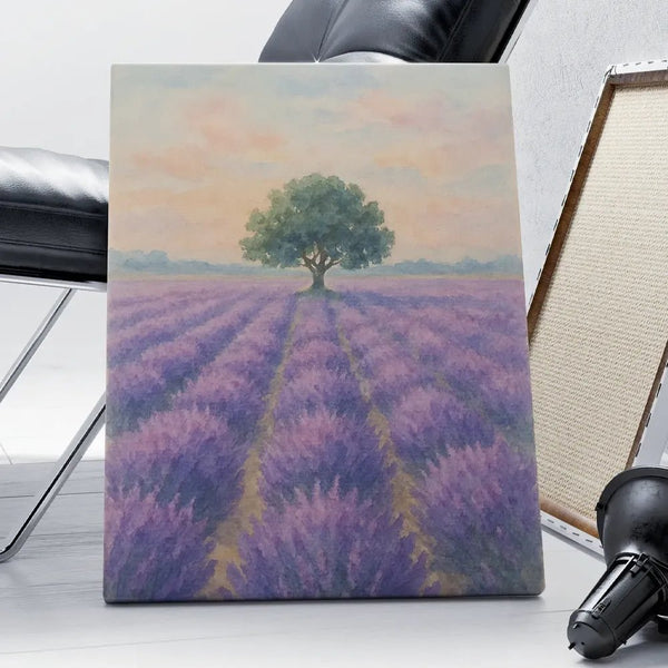 Tablou Canvas - Câmp de Lavandă - BawBaw - Cadouri WOW