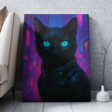 Tablou Canvas - Cyber Cat - BawBaw - Cadouri WOW