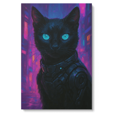 Tablou Canvas - Cyber Cat - BawBaw - Cadouri WOW