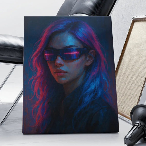 Tablou Canvas - Cyber Girl - BawBaw - Cadouri WOW