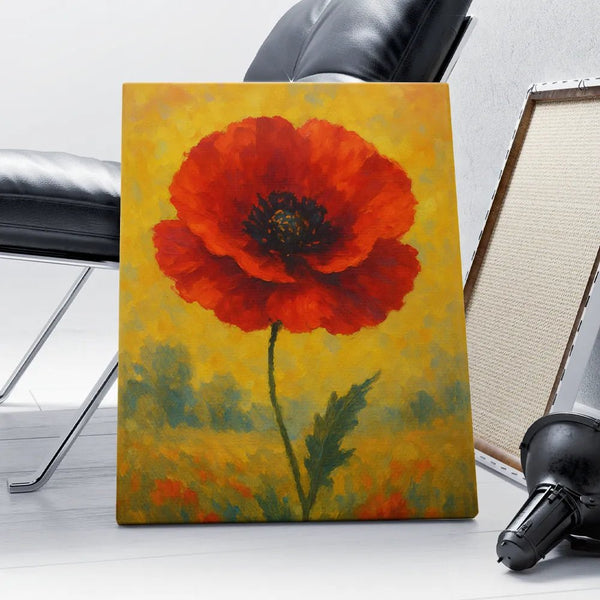 Tablou Canvas - Floare de Mac - BawBaw - Cadouri WOW