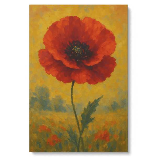 Tablou Canvas - Floare de Mac - BawBaw - Cadouri WOW