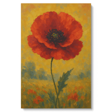 Tablou Canvas - Floare de Mac - BawBaw - Cadouri WOW