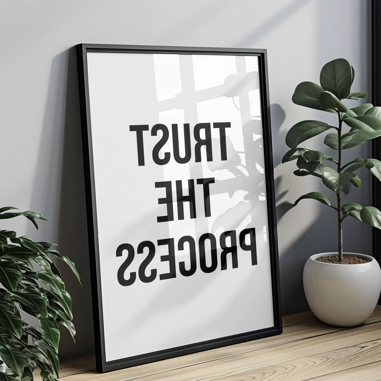 The Process - Tablou Motivational în Ramă